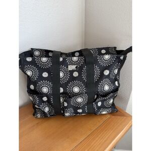 Pursetti Utility Tote Bag Zip Top Mult Exterior /Interior Pockets Teacher Soccer